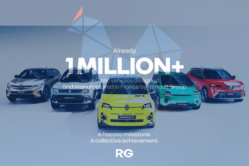 Renault Group выпустил миллионный электромобиль собственного производства